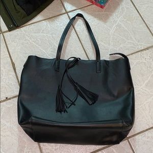 Faux leather bag